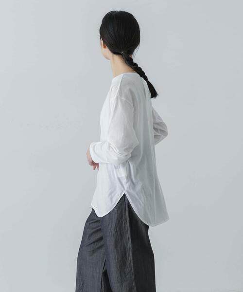 かぐれ（カグレ）の「シフォン天竺カットソー（Tシャツ/カットソー・レディース・オフホワイト・FREE）」の19枚目の写真