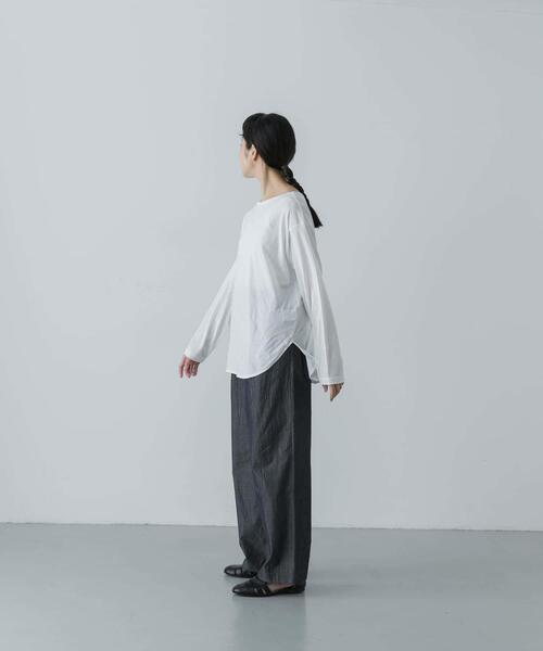 かぐれ（カグレ）の「シフォン天竺カットソー（Tシャツ/カットソー・レディース・オフホワイト・FREE）」の11枚目の写真