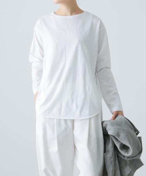 かぐれ（カグレ）の「シフォン天竺カットソー（Tシャツ/カットソー・レディース・オフホワイト・FREE）」の12枚目の写真