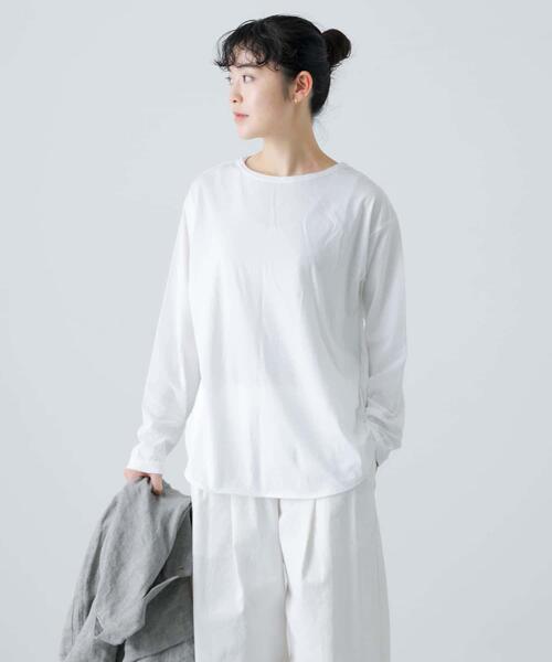 かぐれ（カグレ）の「シフォン天竺カットソー（Tシャツ/カットソー・レディース・オフホワイト・FREE）」の13枚目の写真