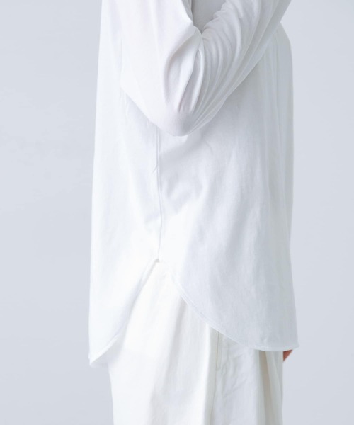 かぐれ（カグレ）の「シフォン天竺カットソー（Tシャツ/カットソー・レディース・オフホワイト・FREE）」の2枚目の写真