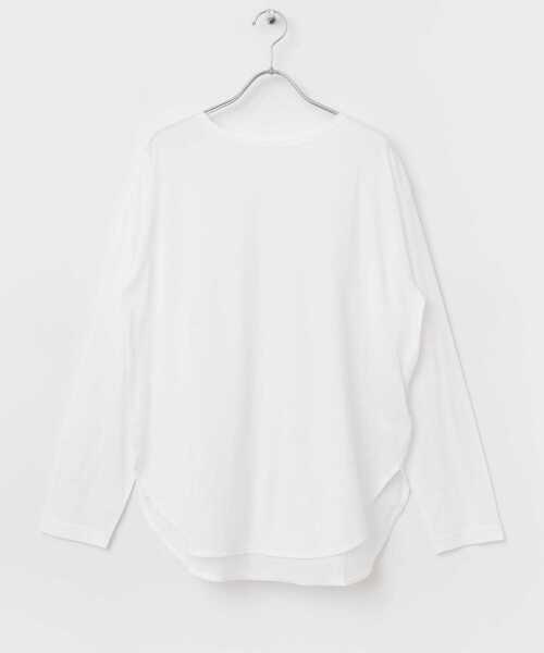 かぐれ（カグレ）の「シフォン天竺カットソー（Tシャツ/カットソー・レディース・オフホワイト・FREE）」の3枚目の写真