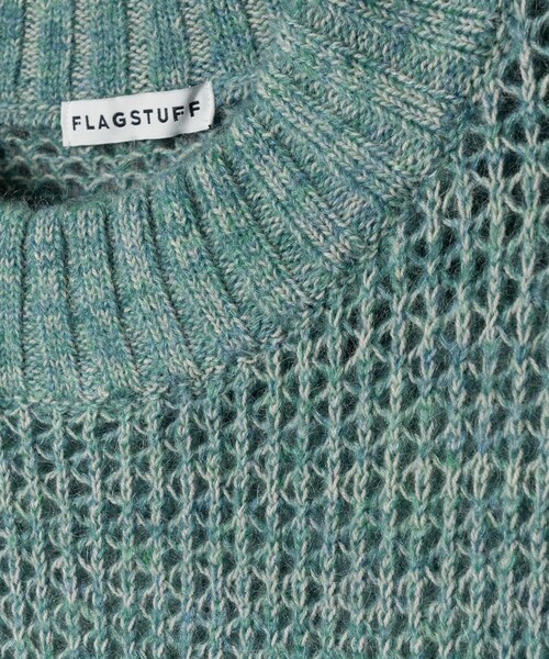 F-LAGSTUF-F（フラグスタフ）の「Mohair Mix Knit（ニット/セーター・メンズ・グリーン/ブラウン・LARGE/MEDIUM）」の6枚目の写真