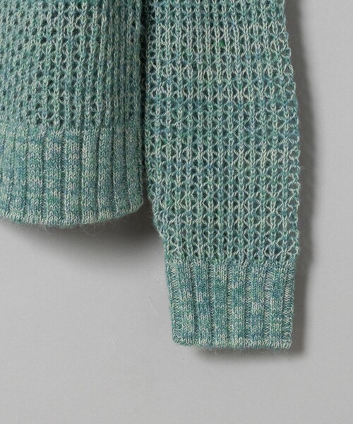 F-LAGSTUF-F（フラグスタフ）の「Mohair Mix Knit（ニット/セーター・メンズ・グリーン/ブラウン・LARGE/MEDIUM）」の8枚目の写真