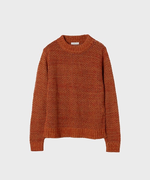 F-LAGSTUF-F（フラグスタフ）の「Mohair Mix Knit（ニット/セーター・メンズ・グリーン/ブラウン・LARGE/MEDIUM）」の2枚目の写真