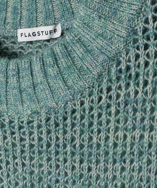 F-LAGSTUF-F（フラグスタフ）の「Mohair Mix Knit（ニット/セーター・メンズ・グリーン/ブラウン・LARGE/MEDIUM）」の14枚目の写真