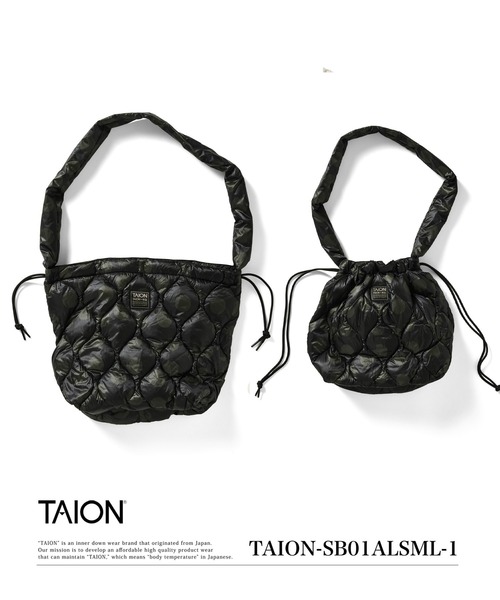 TAION(タイオン)の「【TAION(タイオン)】〈グッズ〉ミリタリー ダウンショルダーバッグ-ソフトシェル(ショルダーバッグ・メンズ・ダークネイビー/ダークグリーン/ドット/ダークグリーン系/ブラック/グレイッシュベージュ/オリーブ/ダークオリーブ/オフホワイト・FREE)」の9枚目の写真