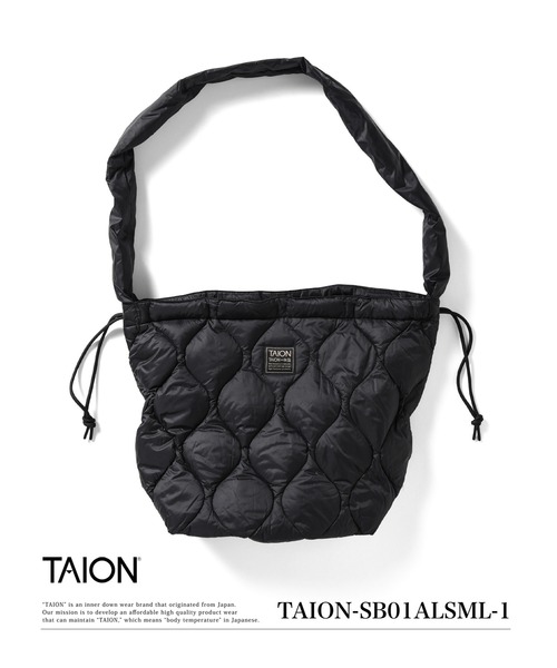 TAION(タイオン)の「【TAION(タイオン)】〈グッズ〉ミリタリー ダウンショルダーバッグ-ソフトシェル(ショルダーバッグ・メンズ・ダークネイビー/ダークグリーン/ドット/ダークグリーン系/ブラック/グレイッシュベージュ/オリーブ/ダークオリーブ/オフホワイト・FREE)」の15枚目の写真