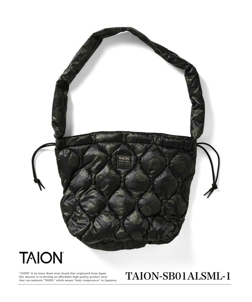 TAION(タイオン)の「【TAION(タイオン)】〈グッズ〉ミリタリー ダウンショルダーバッグ-ソフトシェル(ショルダーバッグ・メンズ・ダークネイビー/ダークグリーン/ドット/ダークグリーン系/ブラック/グレイッシュベージュ/オリーブ/ダークオリーブ/オフホワイト・FREE)」の17枚目の写真