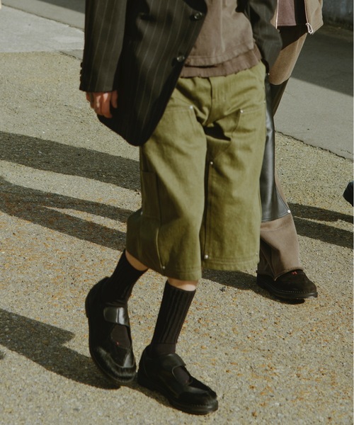 JIEDA(ジエダ)の「FADE DRILL 3/4 DOUBLE KNEE PANTS(チノパンツ・メンズ・カーキ/ブラック/ベージュ・2/1)」の3枚目の写真