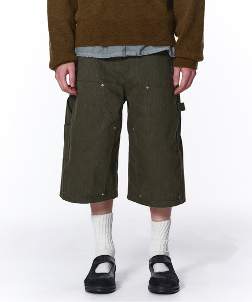 JIEDA(ジエダ)の「FADE DRILL 3/4 DOUBLE KNEE PANTS(チノパンツ・メンズ・カーキ/ブラック/ベージュ・2/1)」の10枚目の写真