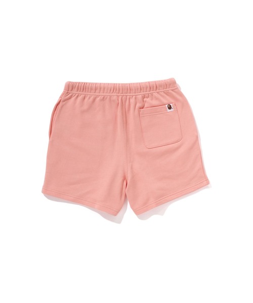 A BATHING APE(アベイシングエイプ)の「COLLEGE SWEAT SHORTS(スウェットパンツ・レディース・ピンク/イエロー・SMALL/MEDIUM)」の4枚目の写真
