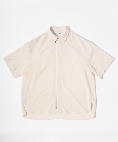 CULLNI / クル二】exclusive s/s ZIPシャツ（シャツ/ブラウス