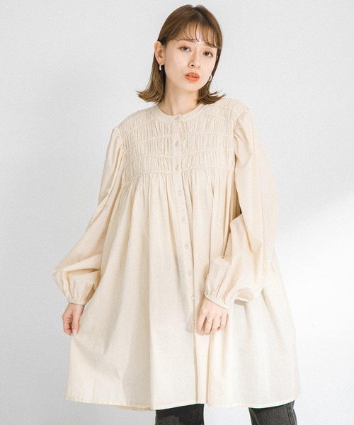 タグ付き新品　サニーレーベル　コットンギャザーチュニック URBAN RESEARCH Sonny Label（アーバンリサーチサニーレーベル