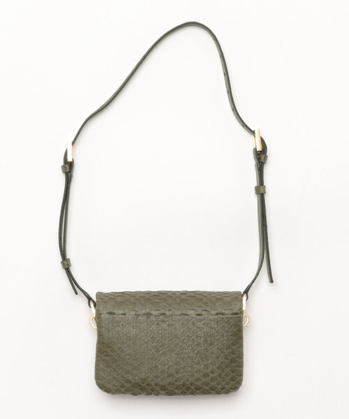 ALLSAINTS(オールセインツ)の「JUPITER SNAKE EFFECT LEATHER CROSSBODY BAG | JUPITER スネーク エフェクト レザー クロスボディ バッグ(ショルダーバッグ・レディース・グリーン系その他・ONE SIZE)」の7枚目の写真