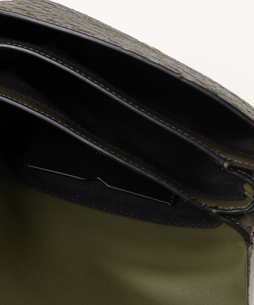 ALLSAINTS(オールセインツ)の「JUPITER SNAKE EFFECT LEATHER CROSSBODY BAG | JUPITER スネーク エフェクト レザー クロスボディ バッグ(ショルダーバッグ・レディース・グリーン系その他・ONE SIZE)」の9枚目の写真