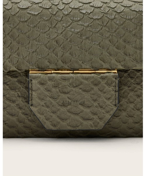 ALLSAINTS(オールセインツ)の「JUPITER SNAKE EFFECT LEATHER CROSSBODY BAG | JUPITER スネーク エフェクト レザー クロスボディ バッグ(ショルダーバッグ・レディース・グリーン系その他・ONE SIZE)」の5枚目の写真