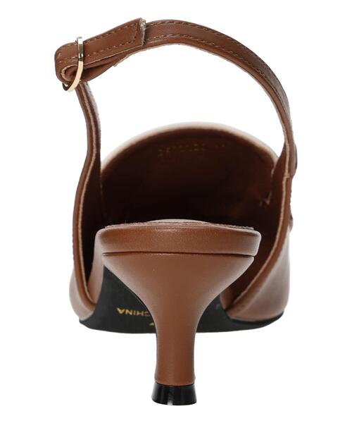 Te chichi（テチチ）の「ポインテッドコインミュール《2025spring catalog item》（パンプス・レディース・ブラウン/ブラック・38/37）」の7枚目の写真