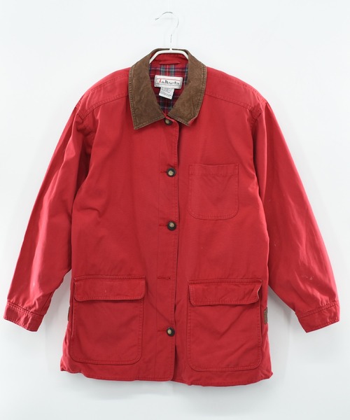 VINTAGE（ヴィンテージ）の「【ヴィンテージ古着】90’s Talbots コットンカバーオール（カバーオール・メンズ・レッド・MEDIUM）」の2枚目の写真