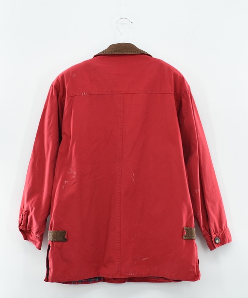 VINTAGE（ヴィンテージ）の「【ヴィンテージ古着】90’s Talbots コットンカバーオール（カバーオール・メンズ・レッド・MEDIUM）」の3枚目の写真