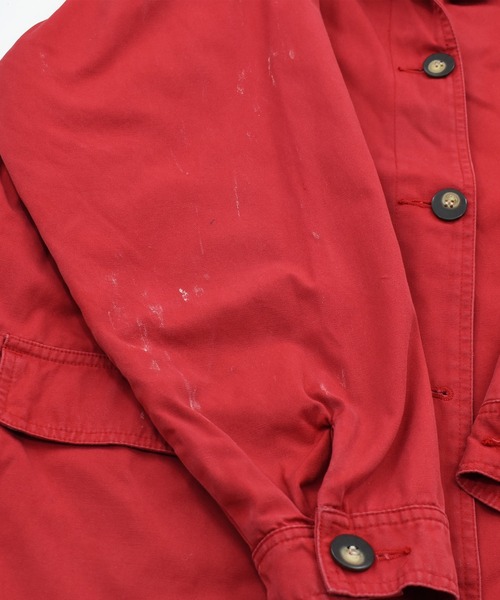 VINTAGE（ヴィンテージ）の「【ヴィンテージ古着】90’s Talbots コットンカバーオール（カバーオール・メンズ・レッド・MEDIUM）」の5枚目の写真