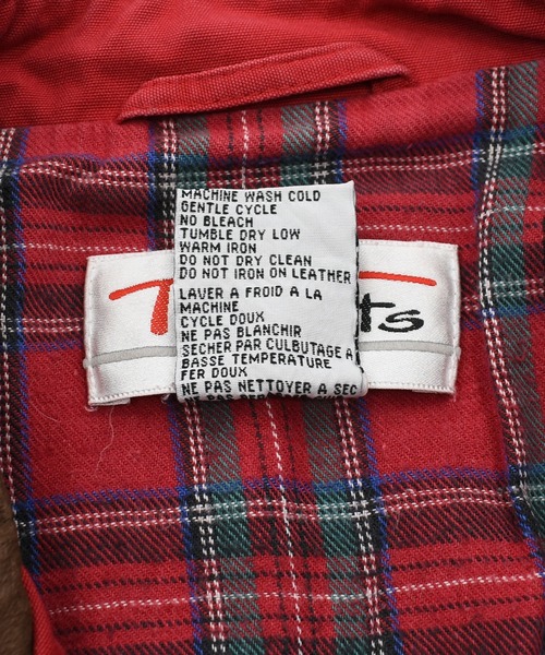VINTAGE（ヴィンテージ）の「【ヴィンテージ古着】90’s Talbots コットンカバーオール（カバーオール・メンズ・レッド・MEDIUM）」の18枚目の写真