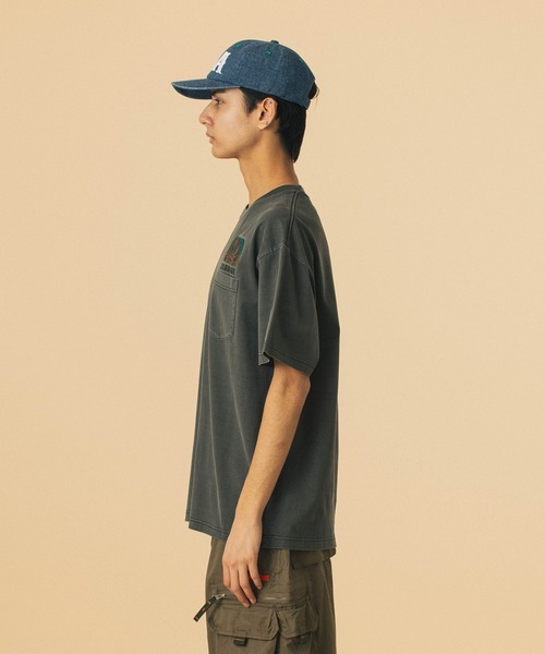 大人気 XLARGE OVERDYED DESERT S/S POCKET TEE レトロ感◎ セール】OVERDYED DESERT S/S POCKET TEE（Tシャツ/カットソー