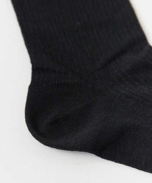 ROOPTOKYO（ループトウキョウ）の「Dot ribbon midriff socks /ドットリボン ミドルソックス（ソックス/靴下・レディース・ホワイト/ブラック/グレー/ダークグレー/杢グレー・FREE）」の9枚目の写真