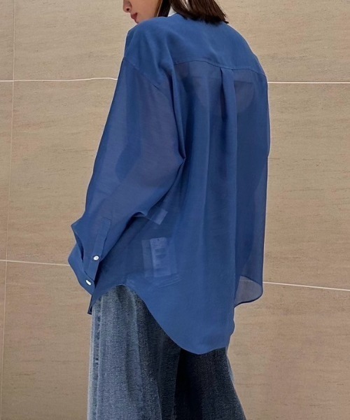 ルシェルはブルー　ボイルシャツ ルシェルはブルー ボイルシャツ