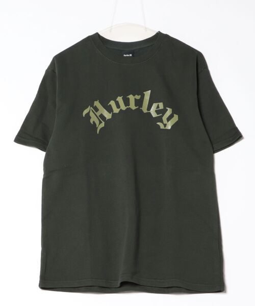 Hurley （ハーレー）の「【Hurley/ハーレー】ロゴTシャツ　吸汗速乾　TERRY OE LOGO OVRSZD SS TEE（Tシャツ/カットソー・メンズ・グリーン系その他/チャコールグレー/ブラック/ブルーグレー/グレー系その他・LARGE/MEDIUM/SMALL/X-LARGE）」の6枚目の写真