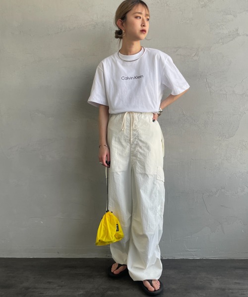 tシャツ 「 /カルバンクライン」 ロゴプリント ショートスリーブTシャツ レディース Calvin Klein tシャツ 「Calvin Klein/カルバンクライン」 ロゴ