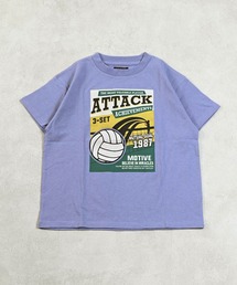 NEIGHBORHOOD Tシャツ・カットソー 紫 3301325J0050 セール】 半袖フットボールプリントTシャツ （Tシャツ