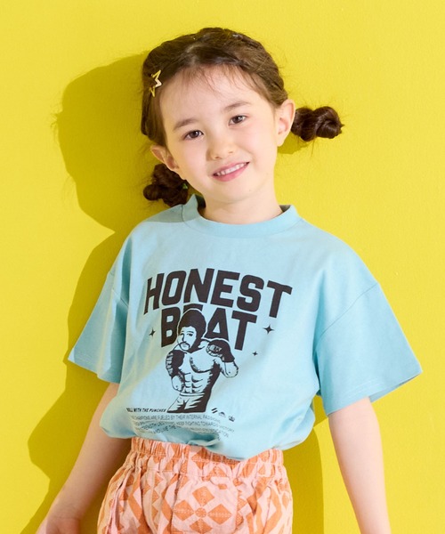 Life Support Products（ライフサポートプロダクツ）の「スポーツプリントＴシャツ（Tシャツ/カットソー・キッズ・オレンジ/パープル/ダークブルー/チャコール/ミント/マスタード/ホワイト系その他/オフホワイト/ライトブラウン/杢グレー・80/90/95/100/110/120/130/140/150）」の7枚目の写真