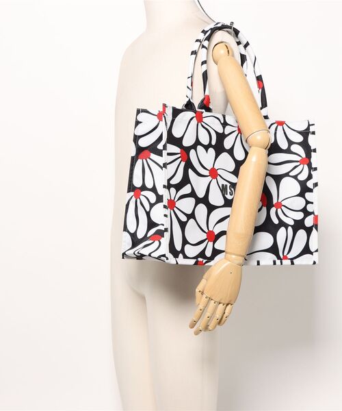 MSGM(エムエスジーエム)の「【NEW】サイケデリックデイジー キャンバストートバッグ(トートバッグ・レディース・ブラック×イエロー/ブラック×ホワイト・ONE SIZE)」の17枚目の写真