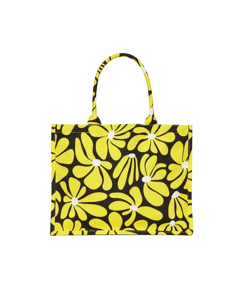 MSGM(エムエスジーエム)の「【NEW】サイケデリックデイジー キャンバストートバッグ(トートバッグ・レディース・ブラック×イエロー/ブラック×ホワイト・ONE SIZE)」の3枚目の写真