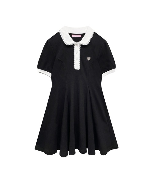 セール】ロゴチャームAラインポロワンピース（ワンピース