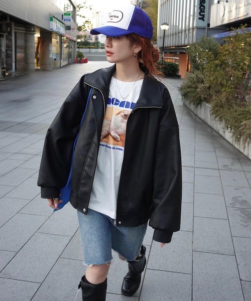 TEEN BOOP(ティーンブープ)の「CATフォトTee(Tシャツ/カットソー・レディース・ブラック/ホワイト・FREE)」の10枚目の写真