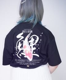 Z)【BLINGLEADS】424417 和柄シリーズ PRINT SS T 鯉