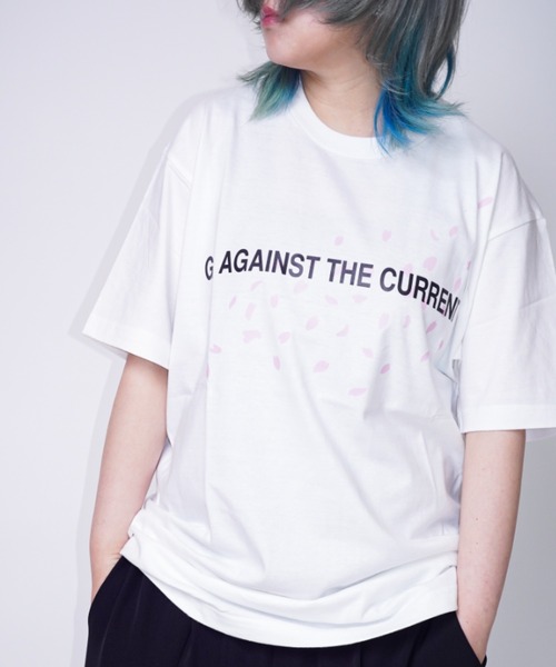 Bling Leads(ブリングリーズ)の「Z)【BLINGLEADS】424417 和柄シリーズ PRINT SS T 鯉(Tシャツ/カットソー・メンズ・ブラック/ホワイト・MEDIUM/LARGE)」の4枚目の写真