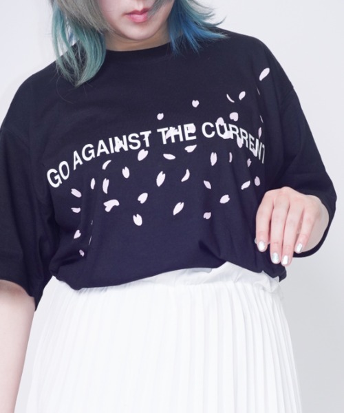 Bling Leads(ブリングリーズ)の「Z)【BLINGLEADS】424417 和柄シリーズ PRINT SS T 鯉(Tシャツ/カットソー・メンズ・ブラック/ホワイト・MEDIUM/LARGE)」の9枚目の写真