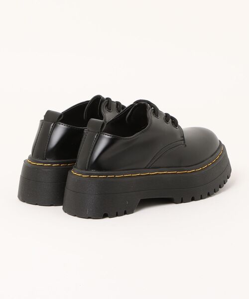 Ritzy（リッツィー）の「厚底 レースアップシューズ（ローファー・レディース・ブラック・23/23.5/24/24.5/25）」の9枚目の写真