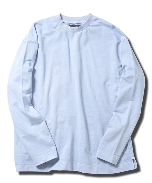 jiggys shop(ジギーズショップ)の「フェード ピグメント加工 クルーネック ロンT カットソー(Tシャツ/カットソー・メンズ・ライトブルー/グレー/パープル/ブラック系その他/ライトピンク・LARGE/X-LARGE/MEDIUM)」の16枚目の写真