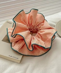 UP START（アップスタート）の「【LAMPOON】パイピングギンガムシュシュ（シュシュ）」