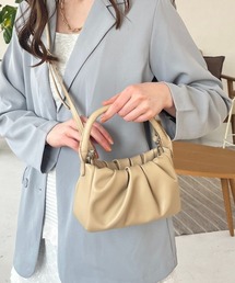 Rejoule（リジュール）の「ギャザーデザインミニショルダーバッグ（ショルダーバッグ）」