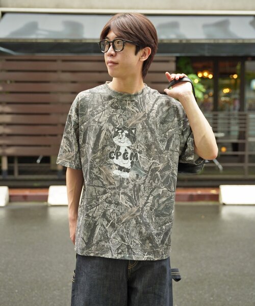 CPCM（シーピーシーエム）の「CPCMマスコットキャラT（Tシャツ/カットソー・レディース・オレンジ/ホワイト/ブラック/ネイビー/ライム/イエロー/レッド/ホワイト系その他/オリーブ・MEDIUM/X-LARGE/SMALL/LARGE）」の4枚目の写真