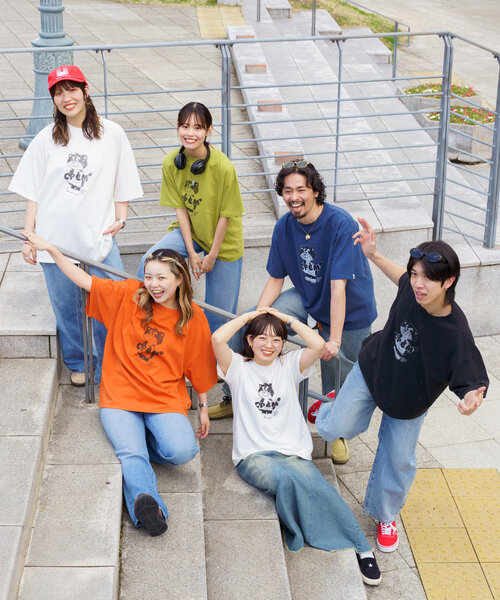 CPCM（シーピーシーエム）の「CPCMマスコットキャラT（Tシャツ/カットソー・レディース・オレンジ/ホワイト/ブラック/ネイビー/ライム/イエロー/レッド/ホワイト系その他/オリーブ・MEDIUM/X-LARGE/SMALL/LARGE）」の10枚目の写真