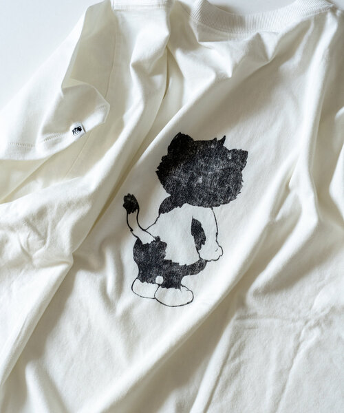 CPCM（シーピーシーエム）の「CPCMマスコットキャラT（Tシャツ/カットソー・レディース・オレンジ/ホワイト/ブラック/ネイビー/ライム/イエロー/レッド/ホワイト系その他/オリーブ・MEDIUM/X-LARGE/SMALL/LARGE）」の21枚目の写真