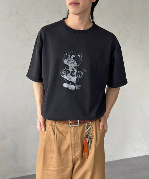 CPCM(シーピーシーエム)の「CPCMマスコットキャラT(Tシャツ/カットソー・レディース・ブラック/ホワイト/ライム/オレンジ/ネイビー/レッド/イエロー/ホワイト系その他/オリーブ・SMALL/LARGE/MEDIUM/X-LARGE)」の16枚目の写真