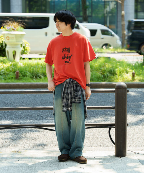 CPCM（シーピーシーエム）の「CPCMマスコットキャラT（Tシャツ/カットソー・レディース・ブラック/ホワイト/ライム/オレンジ/ネイビー/レッド/イエロー/ホワイト系その他/オリーブ/ブラウン/ブルー・SMALL/LARGE/MEDIUM/X-LARGE）」の22枚目の写真