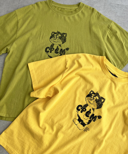 CPCM（シーピーシーエム）の「CPCMマスコットキャラT（Tシャツ/カットソー・レディース・オレンジ/ホワイト/ブラック/ネイビー/ライム/イエロー/レッド/ホワイト系その他/オリーブ・MEDIUM/X-LARGE/SMALL/LARGE）」の19枚目の写真